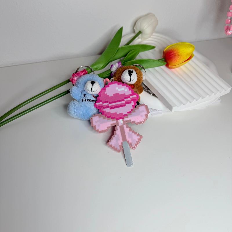 Pink Lollipop Phone Charm
