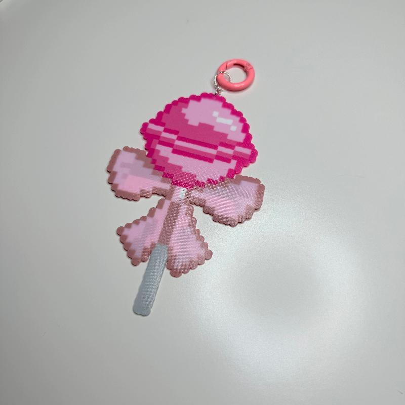 Pink Lollipop Phone Charm