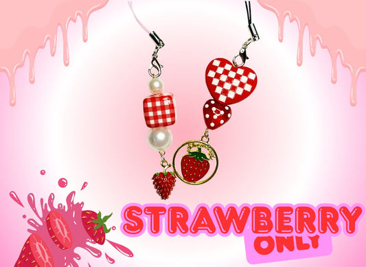 Strawberry Phone Charm