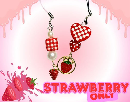 Strawberry Phone Charm