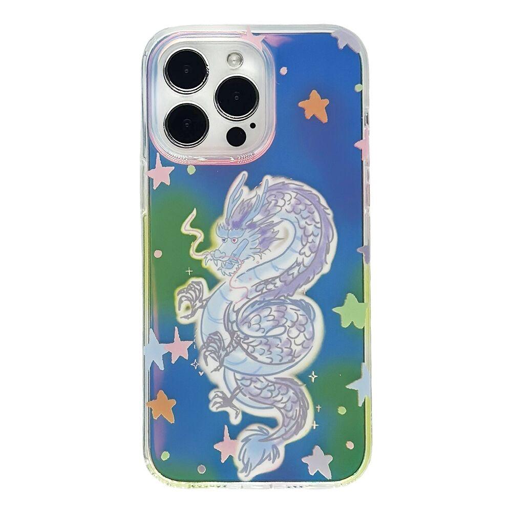 Auspicious Rainbow Dragon Hologram iPhone Case Auspicious Rainbow Dragon Hologram iPhone Case