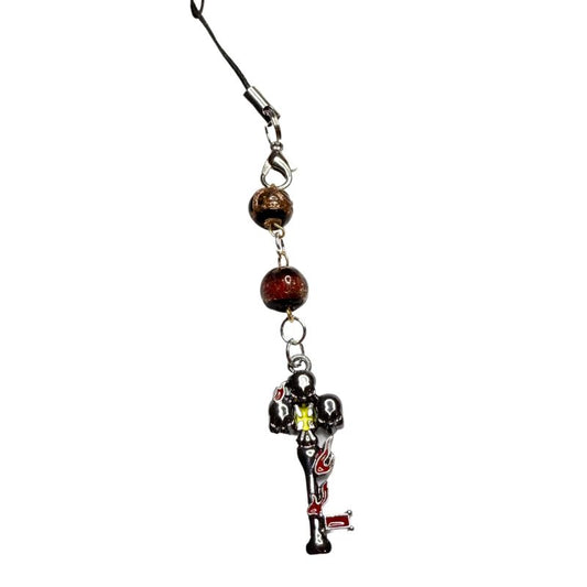 Skull Candle Head Phone Charm