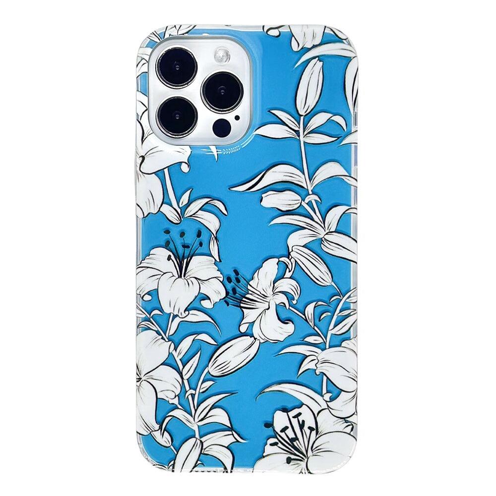 Shop the Thinnest Blue Floral iPhone Case Shop the Thinnest Blue Floral iPhone Case
