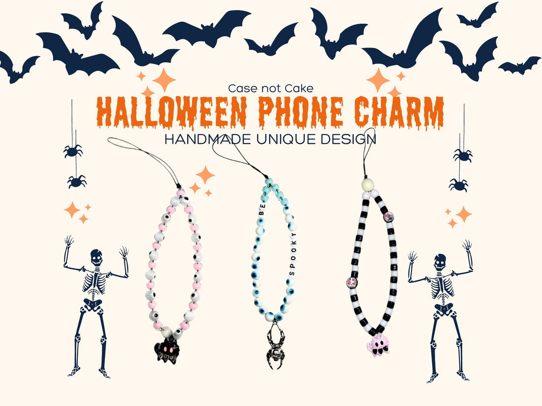 Experience the spooktacular magic of Case Not Cake's Halloween Phone Charms