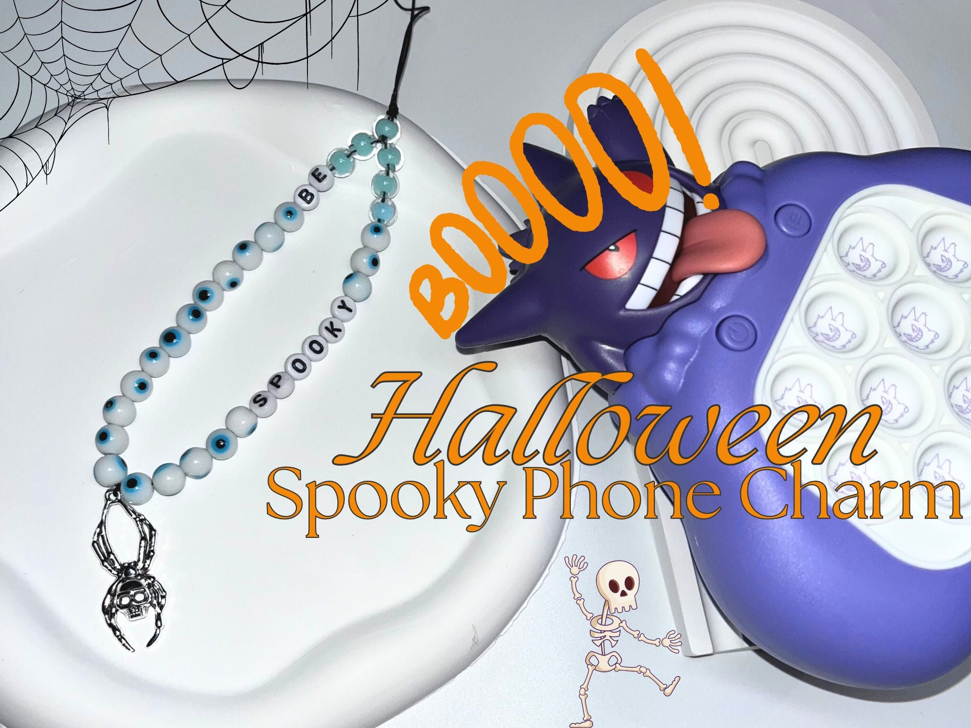 Spiderphone Get Ready for Halloween with the Case not Cake Spooky Spider Phone Cha