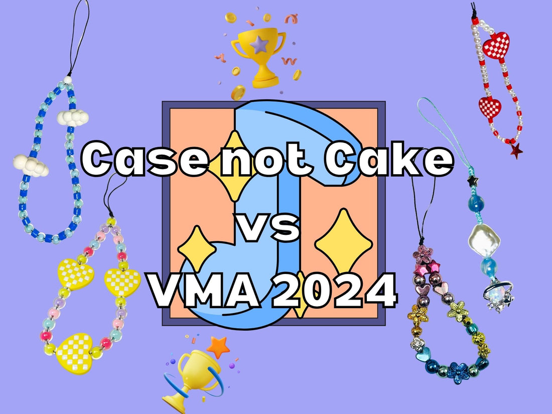 Spice up Your Style Case not Cake Cute Phone Charms Inspired by the Major VMA Awards 2024