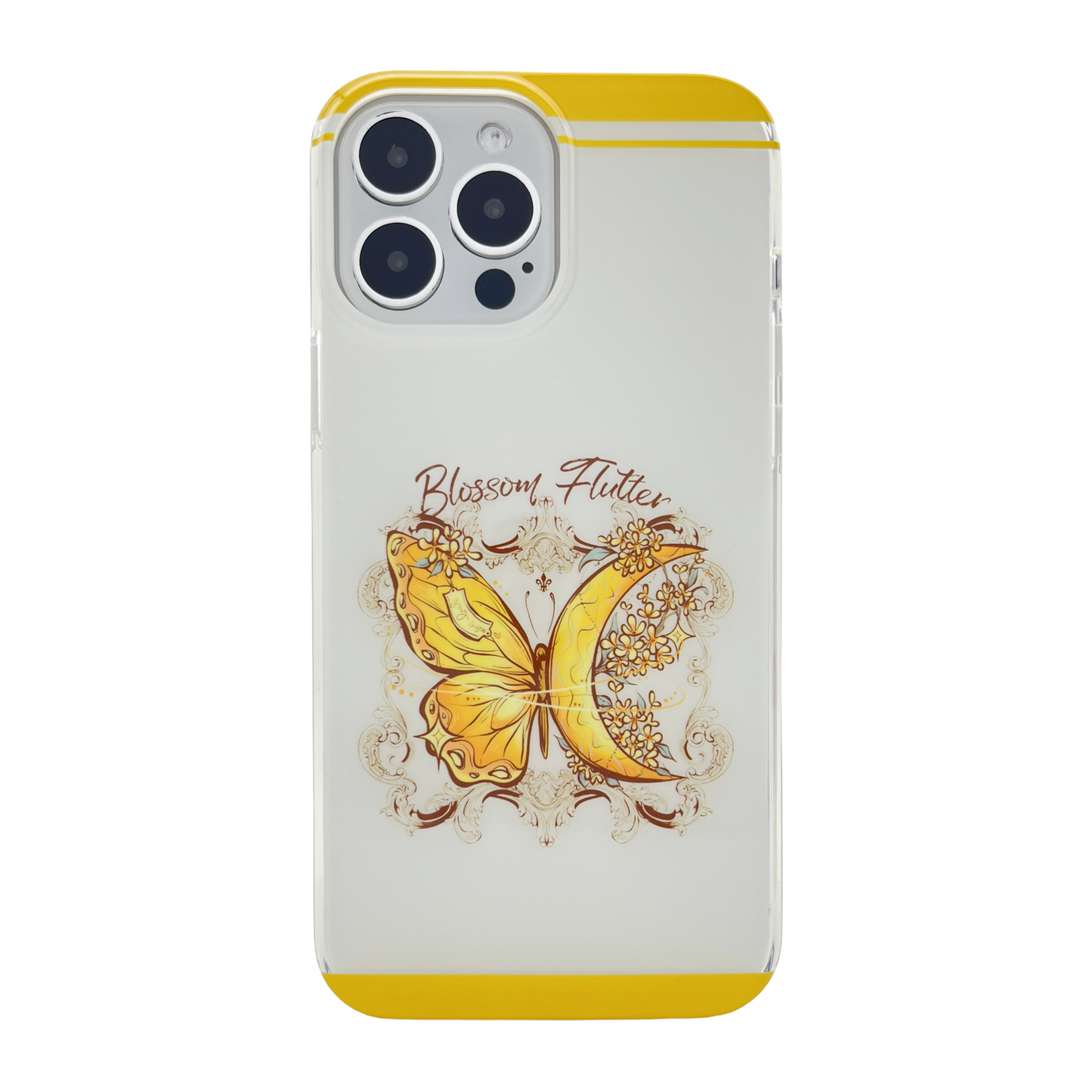 Blossom Flutter White iPhone Case