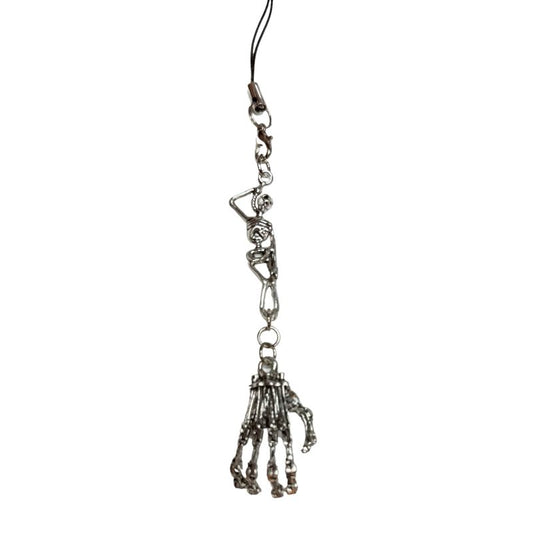 Skull Paw Phone Charm