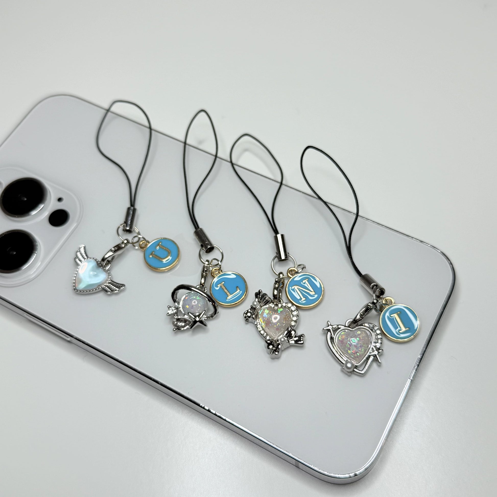 Blue Ocean Phone Charm Set