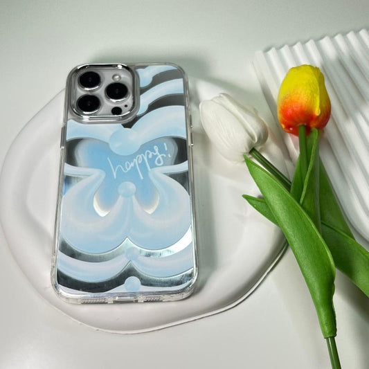 Blue Billowing Bow Phone Case