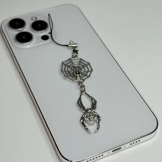 Creepy Spider Phone Charm