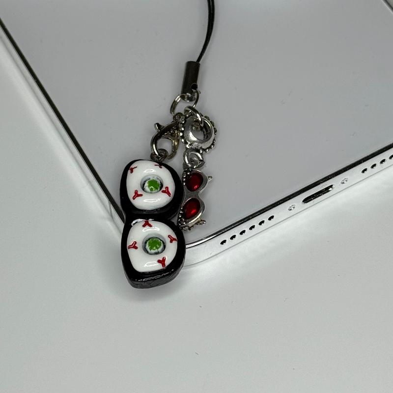 Eyeball Sunglasses Phone Charm Keychain