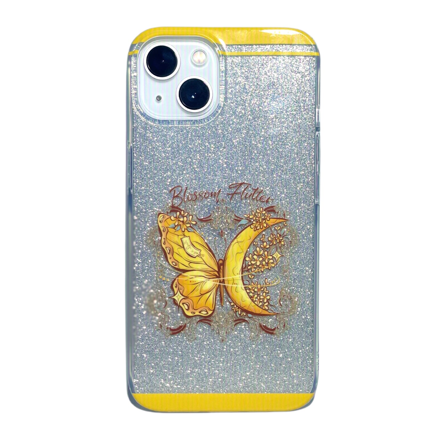 Blossom Flutter Glitter iPhone Case