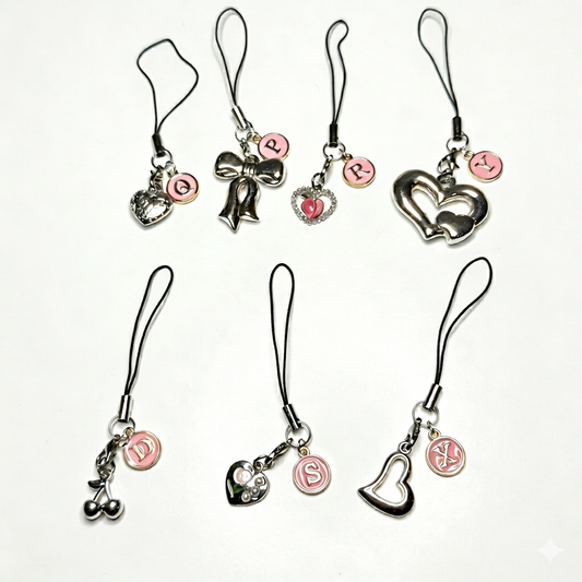 Pink Cutie Mini Phone Charm