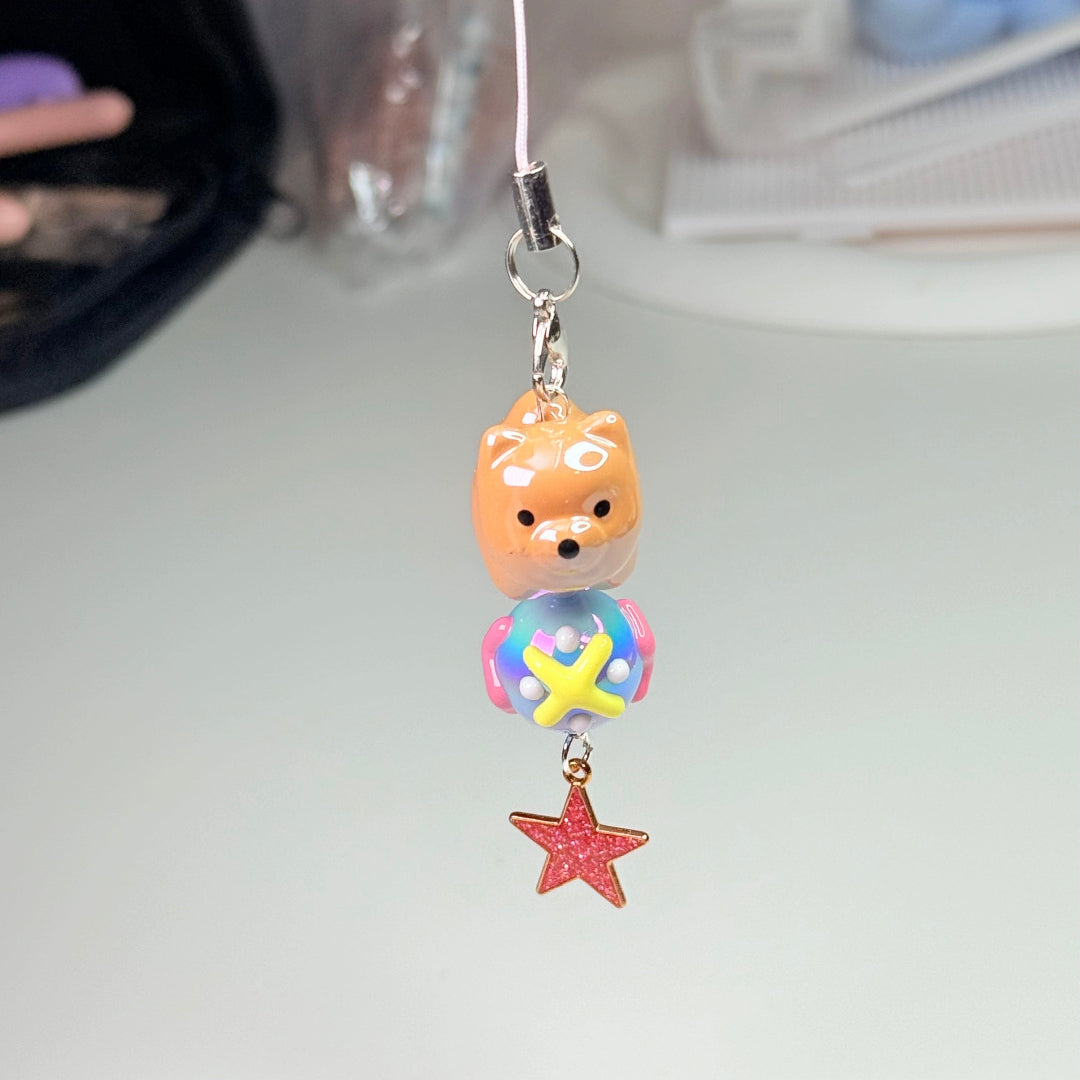 Kawaii Shiba Inu Anime Phone Charm