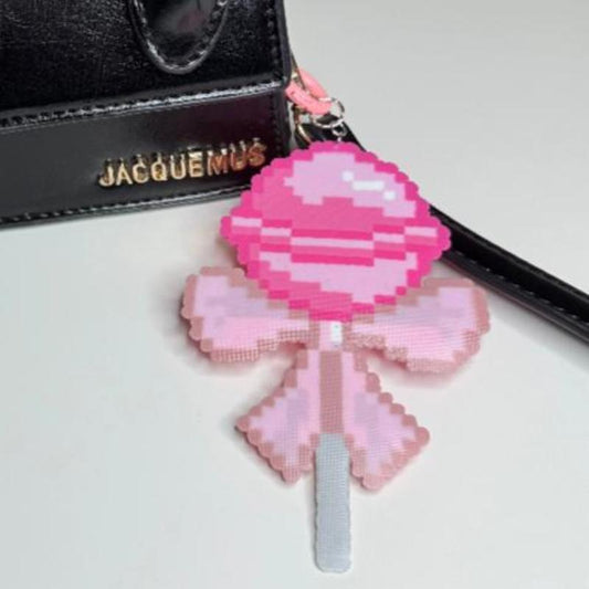 Pink Lollipop Phone Charm