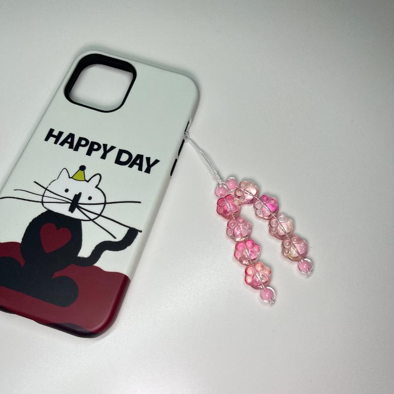 Pink Meow Paws Cute Phone Charm 5