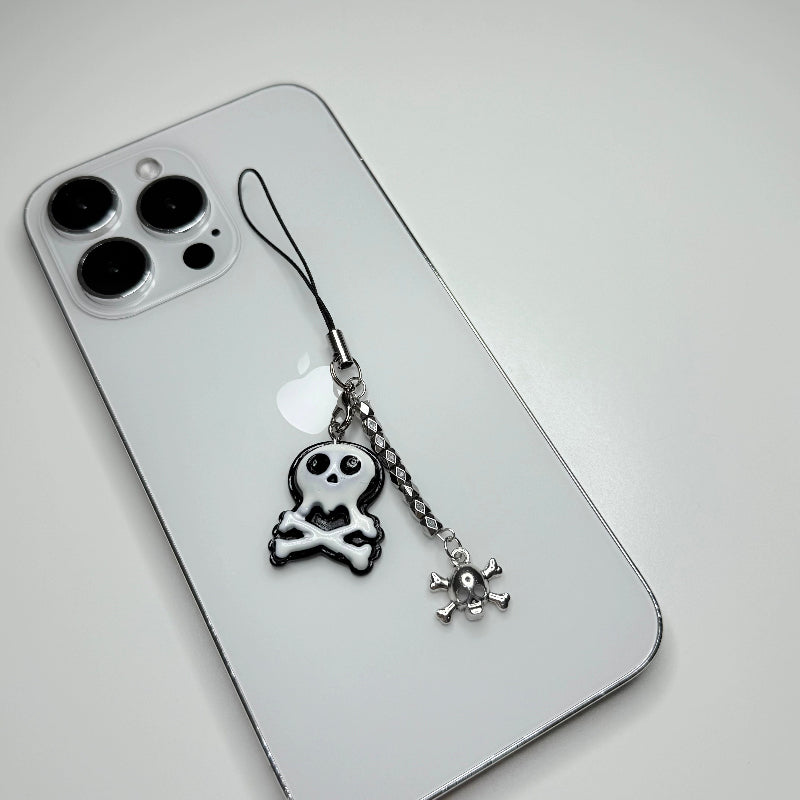 Skull Man Pirate Phone Charm Cute keychain