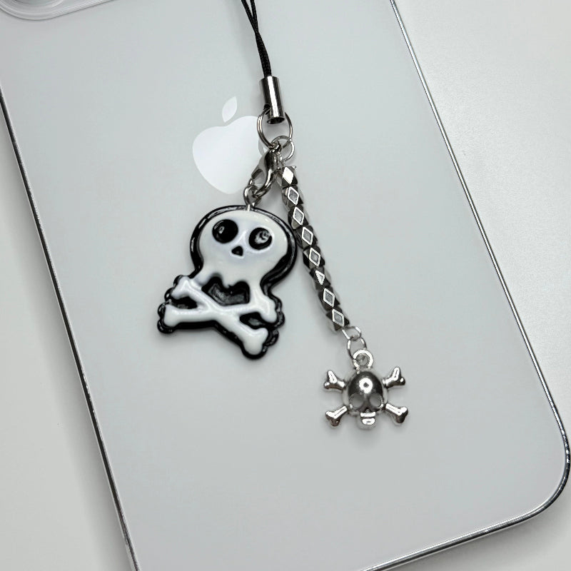 Skull Man Pirate Phone Charm Cute keychain