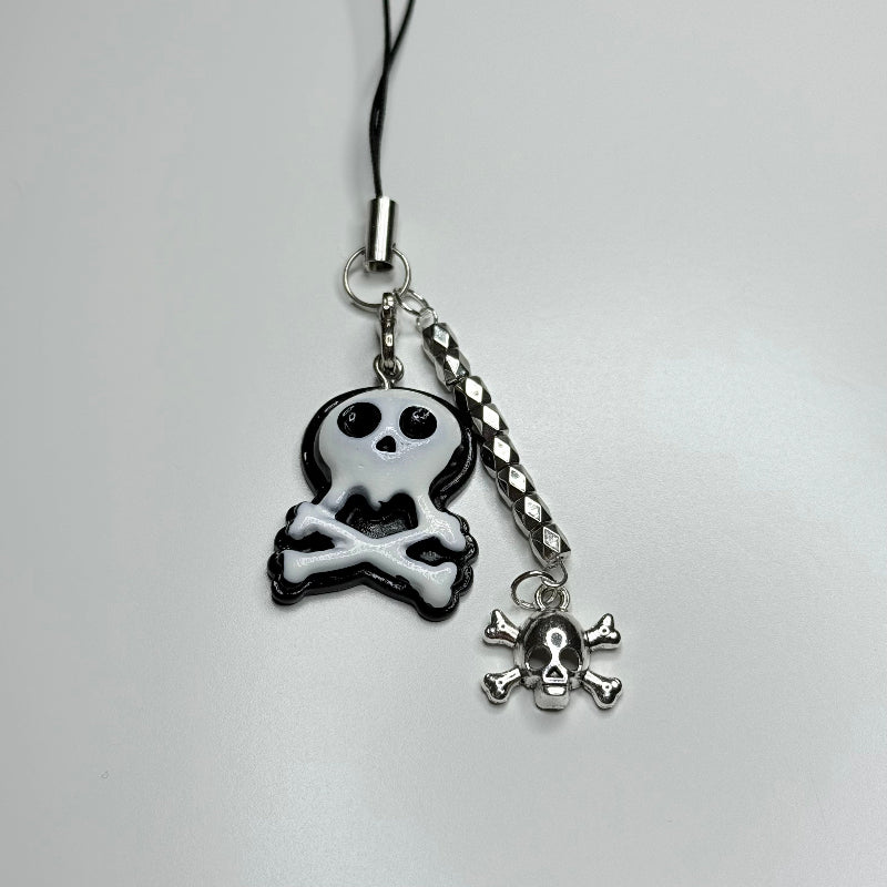 Skull Man Pirate Phone Charm Cute keychain