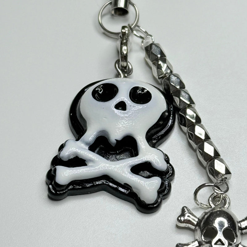 Skull Man Pirate Phone Charm Cute keychain