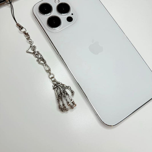 Skull Paw Phone Charm