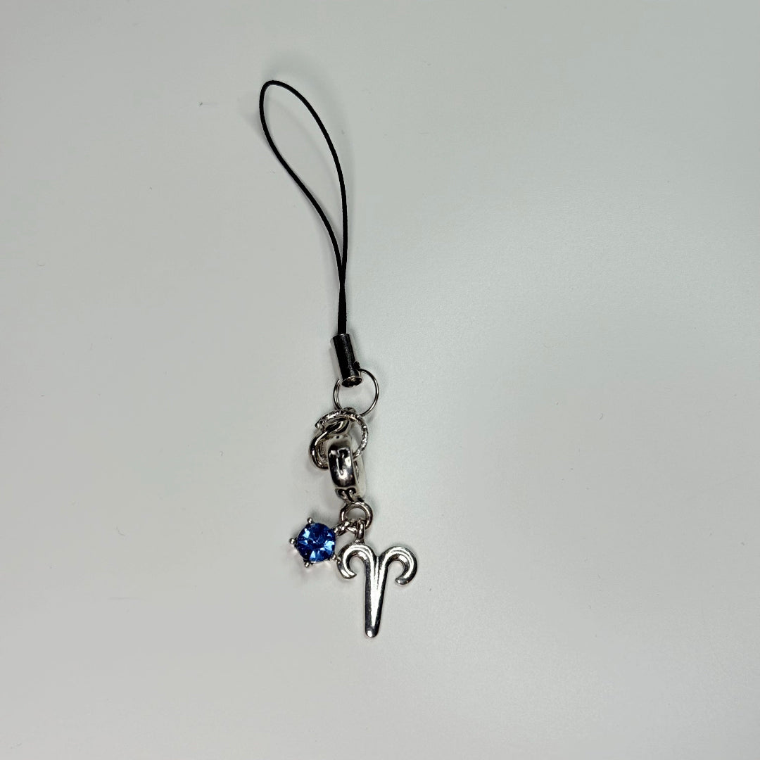 Zodiac Astrology Mini Phone Charm