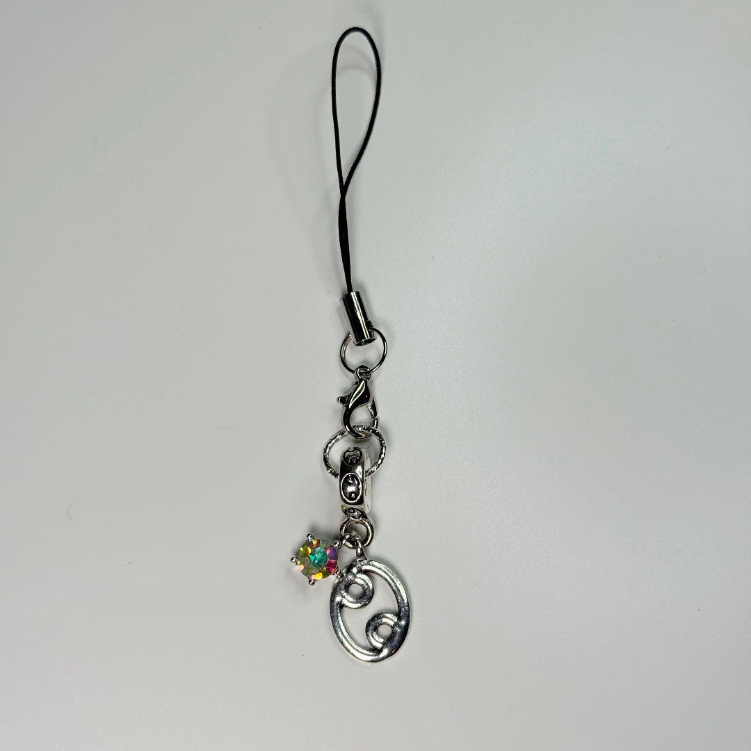 Zodiac Astrology Mini Phone Charm