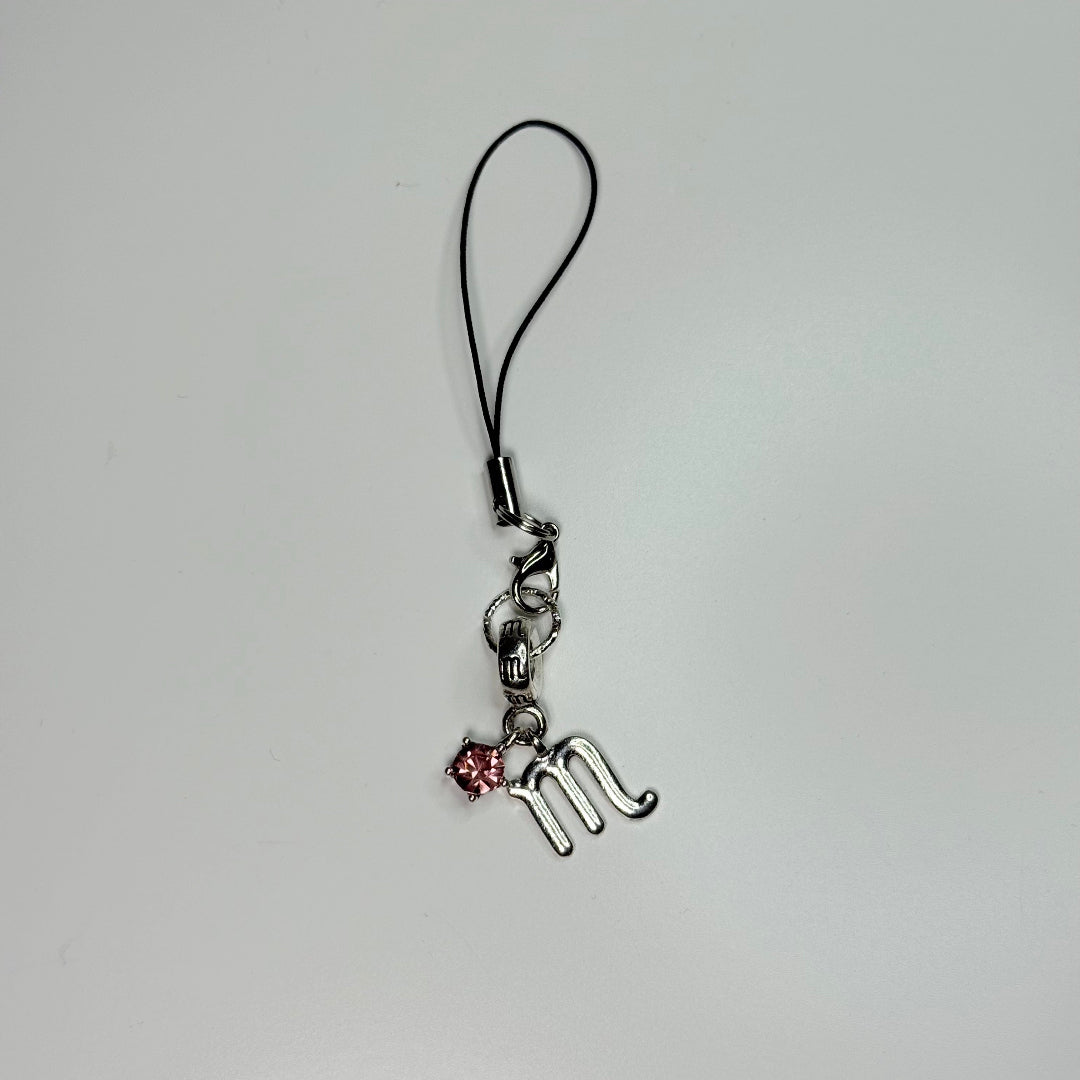 Zodiac Astrology Mini Phone Charm