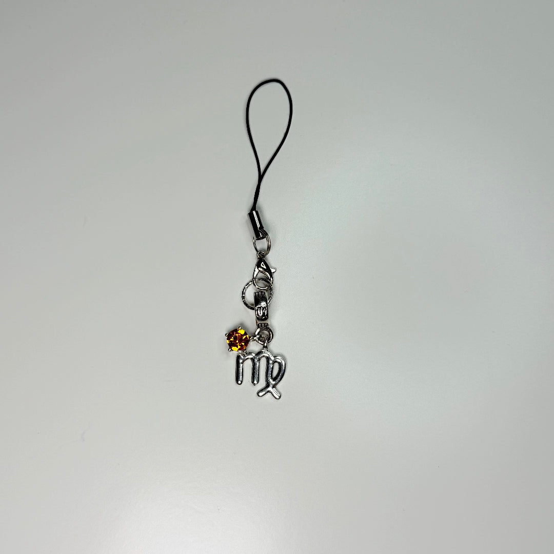 Zodiac Astrology Mini Phone Charm