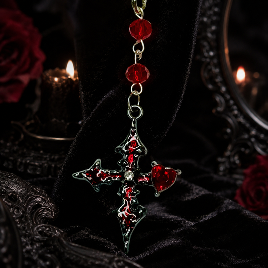 Case not Cake horror gothic style phone charm for dark romance aesthetic