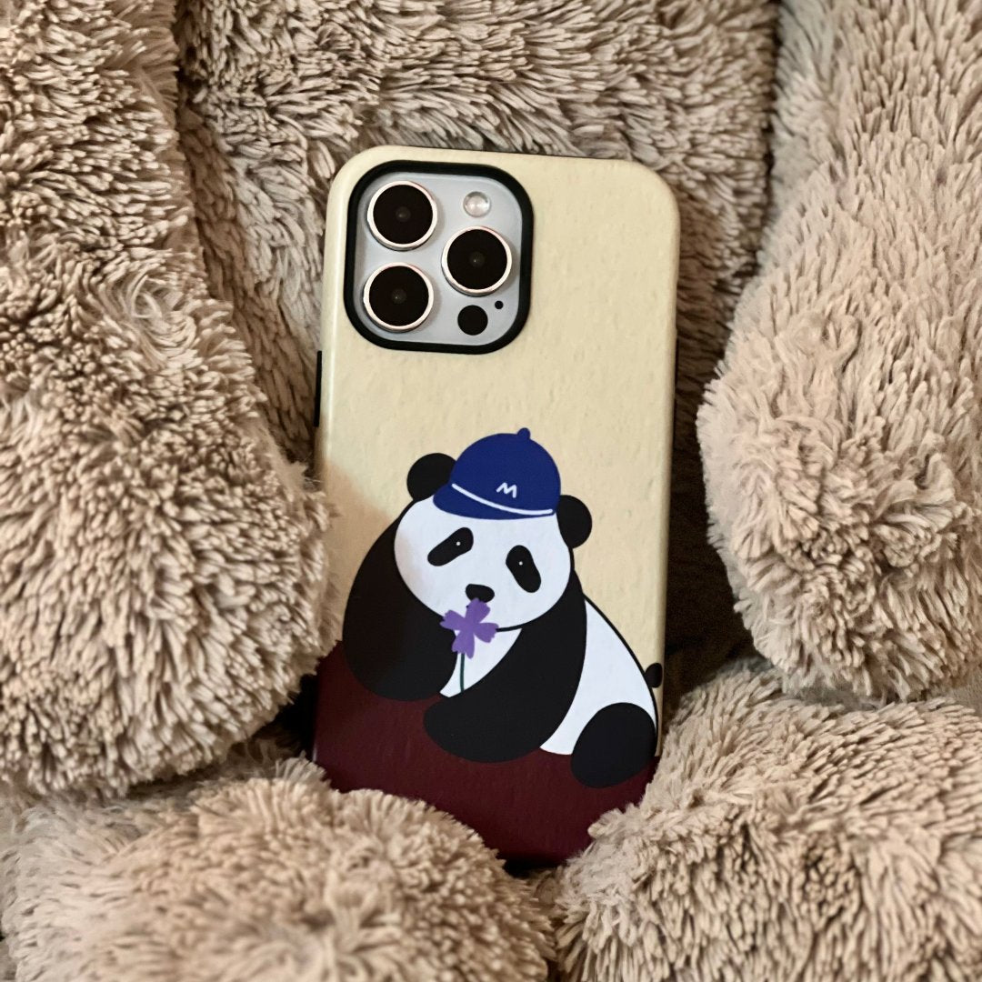 Dual-Layer Yellow Panda iPhone Cases Dual-Layer Yellow Panda iPhone Cases
