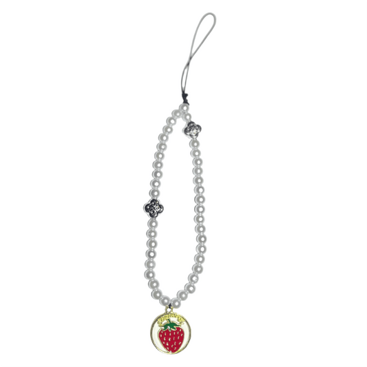 cute strawberry phone case charm